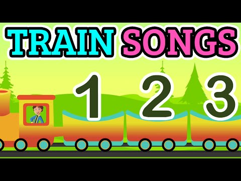 Cartoon Rhymes: Numbers Train Song Cartoon Rhymes for Pre School Babies