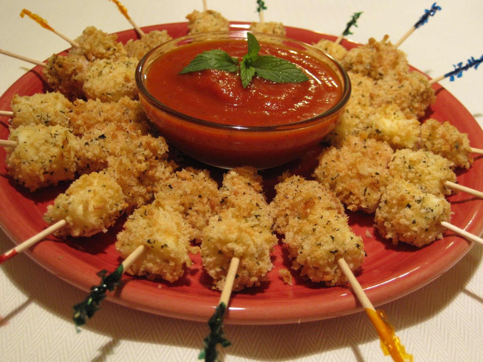 Chicken and Mozzarella Bite Kabobs Food for the Finicky