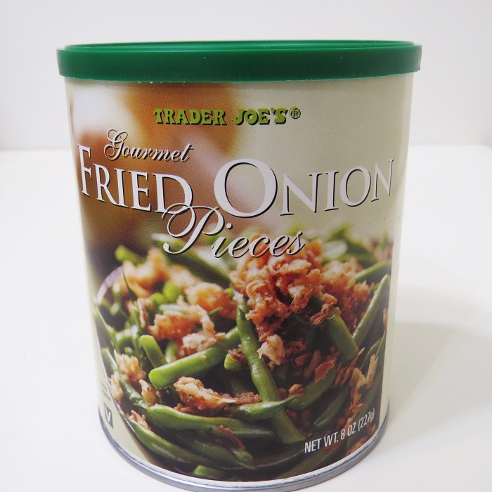How To Use Trader Joe's Gourmet Fried Onion Pieces (Recipe) It has grown on me!