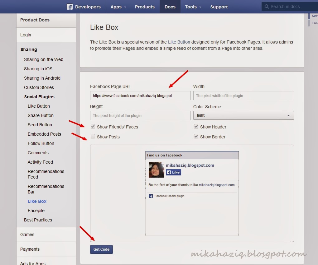 cara letak facebook fan box di blog how to add facebook fan box on your blog