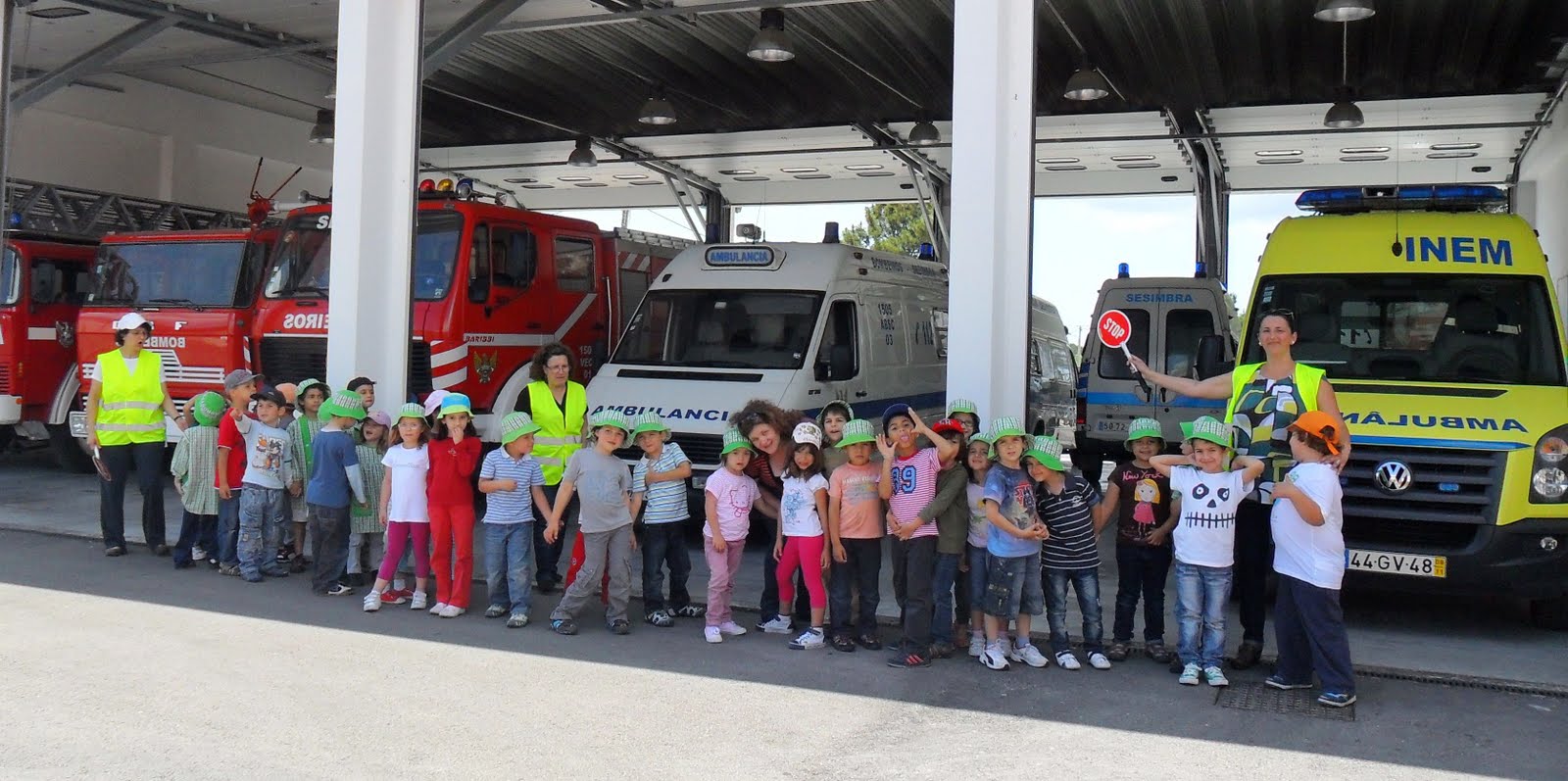 Sala Verde Visita ao Quartel de Bombeiros