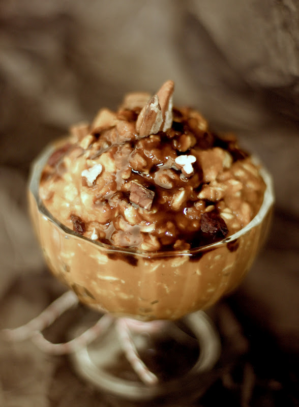 Healthy Butterscotch Pumpkin Overnight Dessert Oats Desserts With