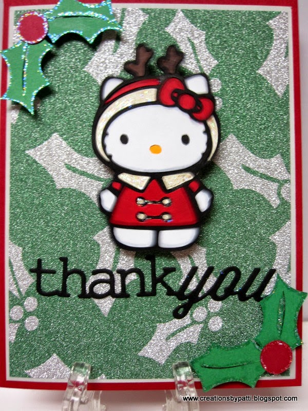 Creations by Patti: 2014 Hello Kitty Holiday Thank You Card