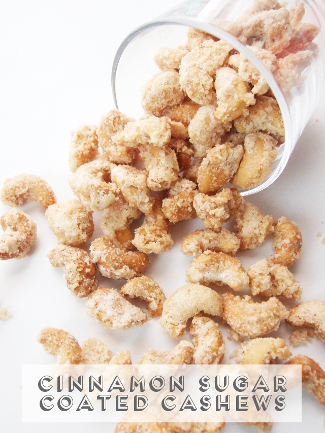 CINNAMON SUGAR COATED CASHEWS. Gathering Beauty