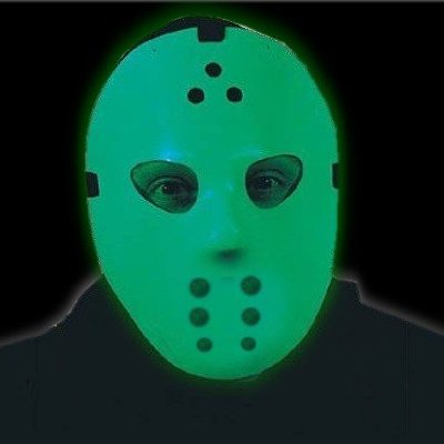 Glow in the Dark Jason Hockey Mask