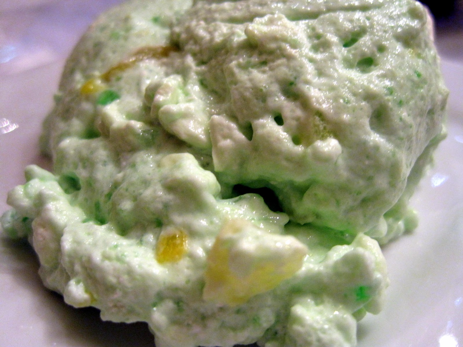 Lime Jello Salad Retro Recipe Redux 1960's A Cork, Fork, & Passport