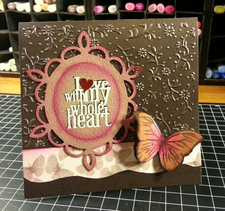  Love with My Heart Card