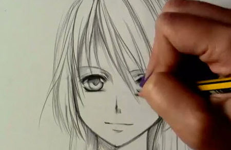 How to draw a Manga girl