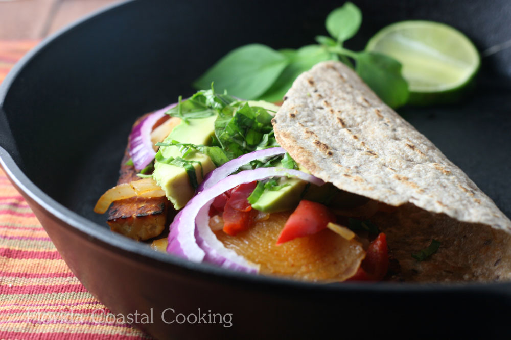 Tempeh Fajitas Coastal Cooking