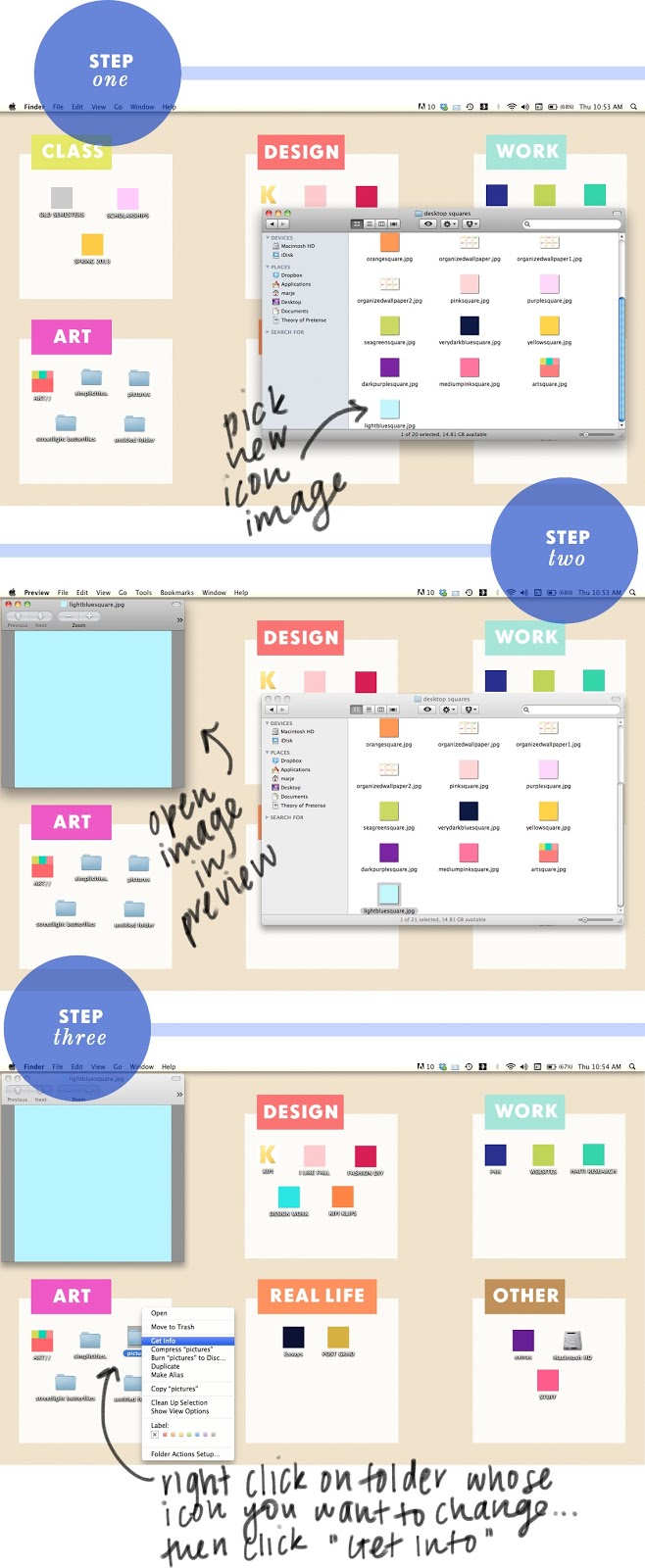The Kipi Blog Diy Project 9 Customize Mac Desktop Folder Icons