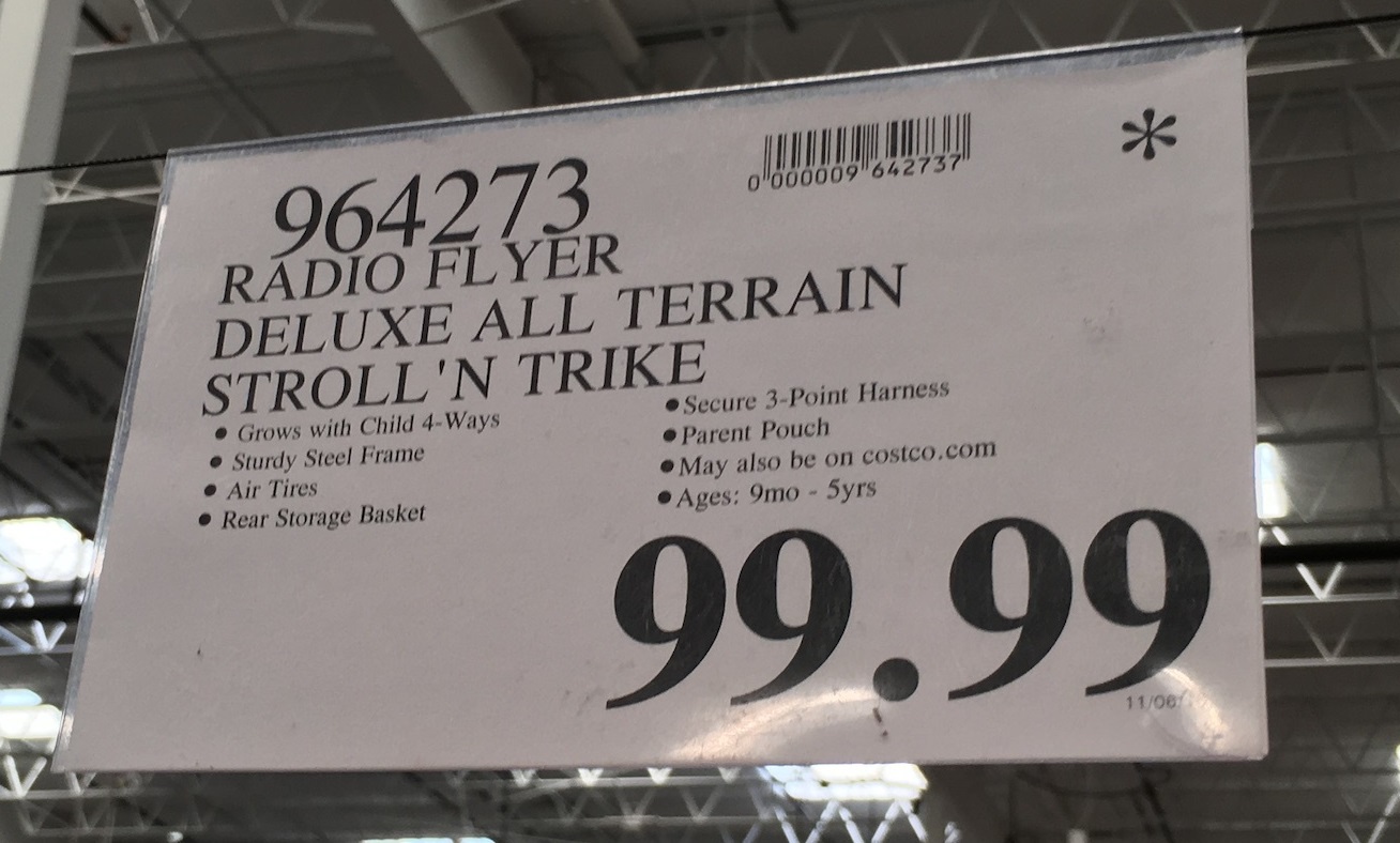 radio flyer deluxe all terrain stroll n trike model 817 costco radio flyer deluxe all terrain trike