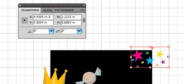 Screen shot for making a pattern swatch in Illustrator Screen shot for making a pattern swatch in Illustrator