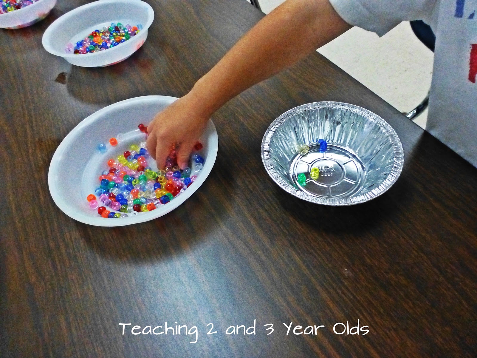Preschool Art Baked Bead Sun Catchers Teaching 2 and 3 year olds