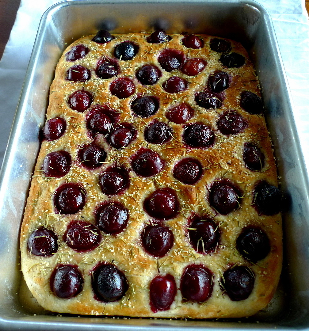 SWEET AS SUGAR COOKIES Cherry Rosemary Focaccia
