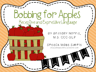 http://www.teacherspayteachers.com/Product/Bobbing-for-Apples-Receptive-and-Expressive-Language-1411831
