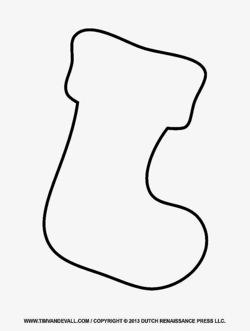 Free Christmas Stocking Template Coloring Page Clipart amp Decorations Free Christmas Stocking Template Coloring Page Clipart amp Decorations