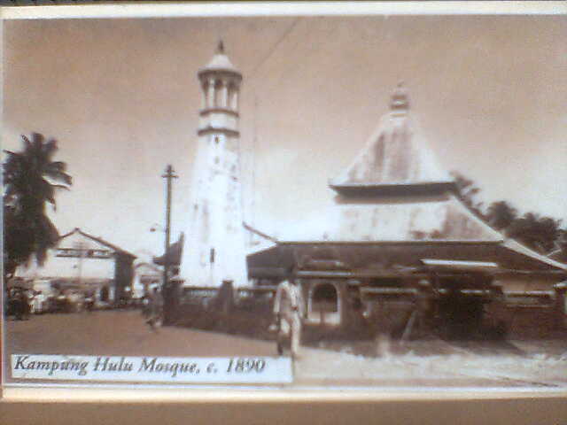 kampung hulu mosque.c.1890