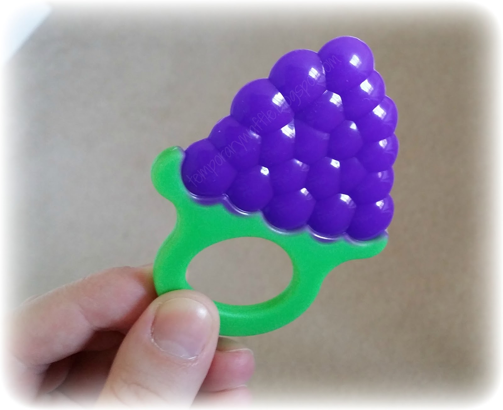 Temporary Waffle Fun Grape Shaped Teethy Fruits Baby Teethers by Baby