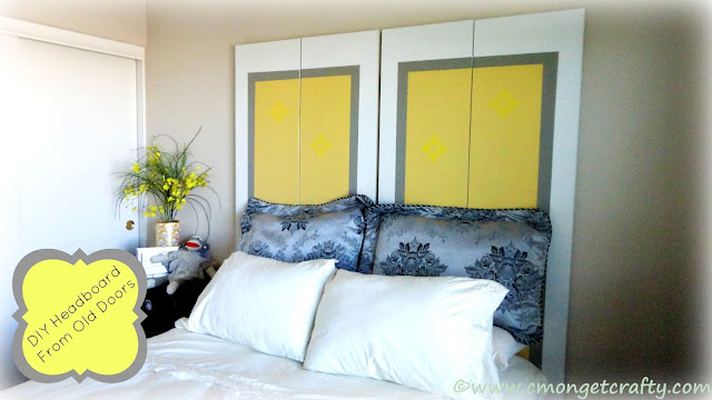 Diy Headboard From Old Closet Doors