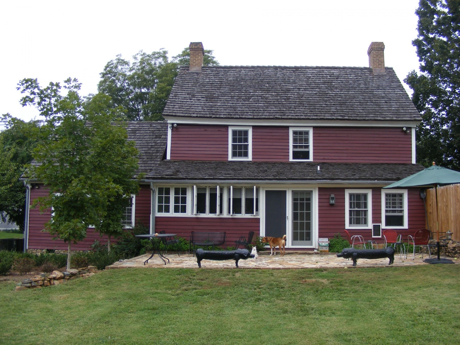 Vixen Goods 1782 Moravian Home Restoration in Bethania, North Carolina