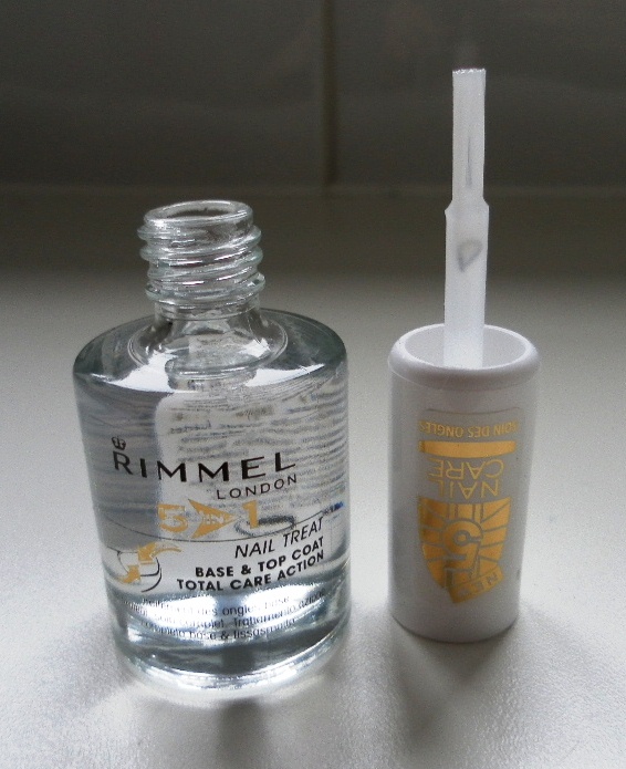 Rimmel 5 in 1 Nail Treat Base and Top Coat Sophie Rose