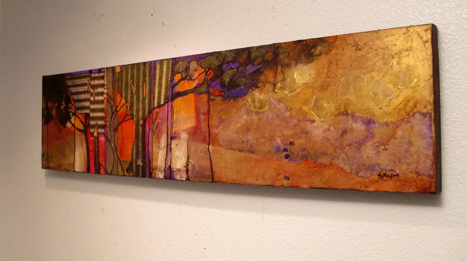 CAROL NELSON FINE ART BLOG "FOREST ELEMENTS" 11062, daily painter