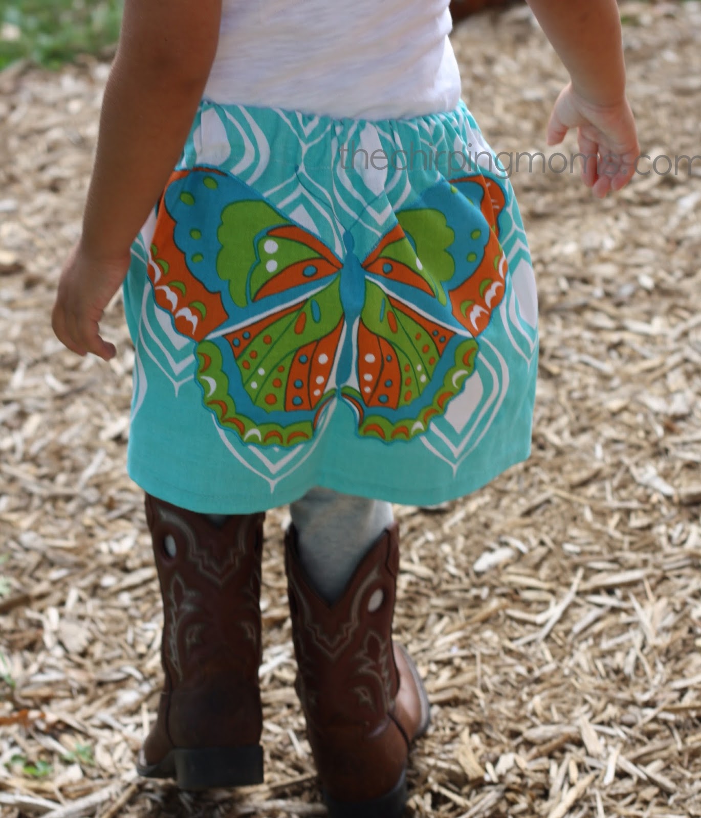 How to Make A Skirt From A Tea Towel The Chirping Moms