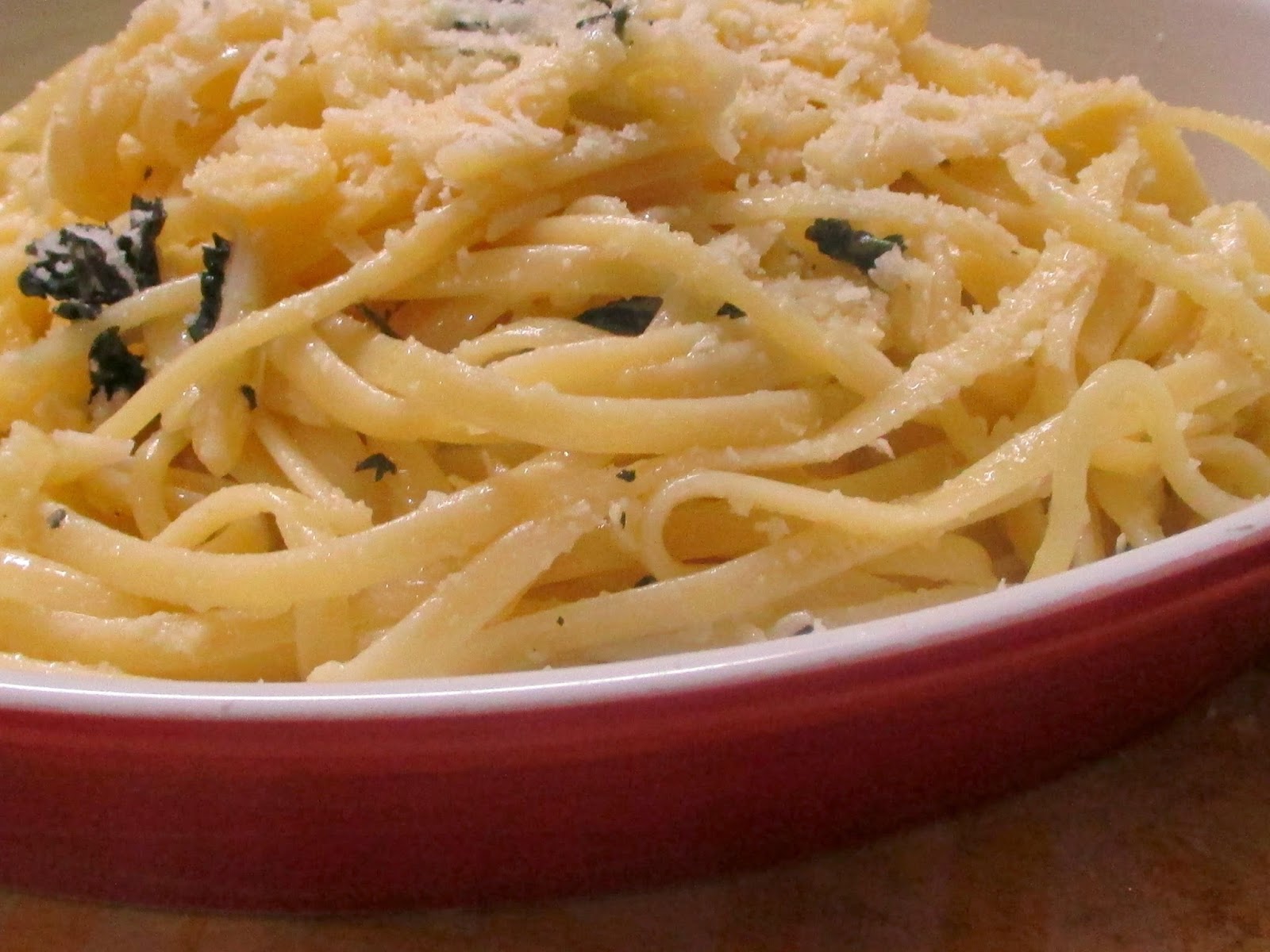 For the Love of Food Lemon Linguine Pasta