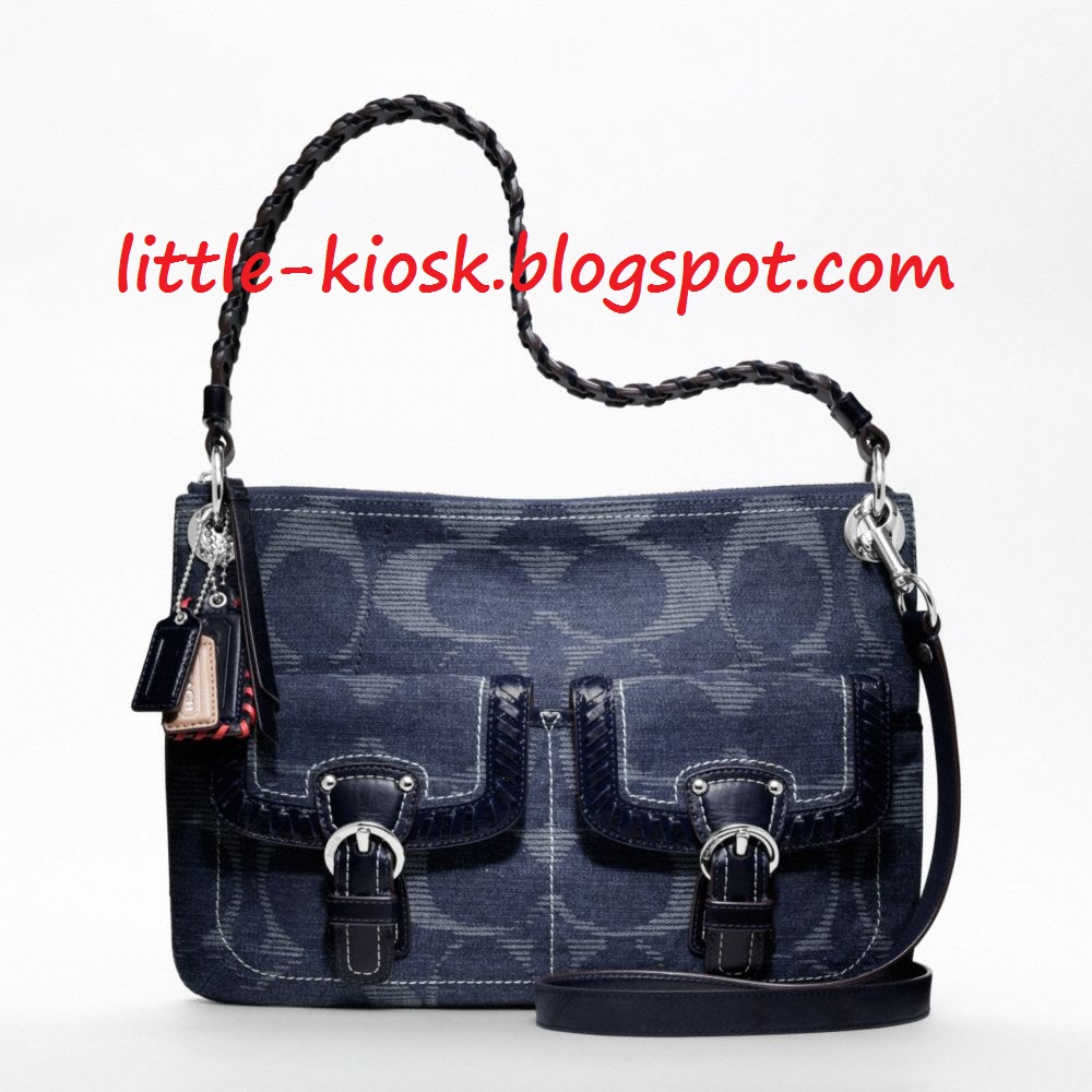LiTTLEKiOSK Coach Poppy Denim Signature Collection