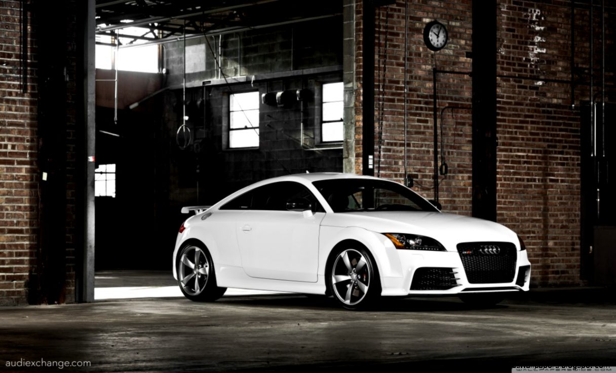 2012 White Audi TT RS Coupe in warehouse Audi Exchange 2012 White Audi TT RS Coupe in warehouse Audi Exchange
