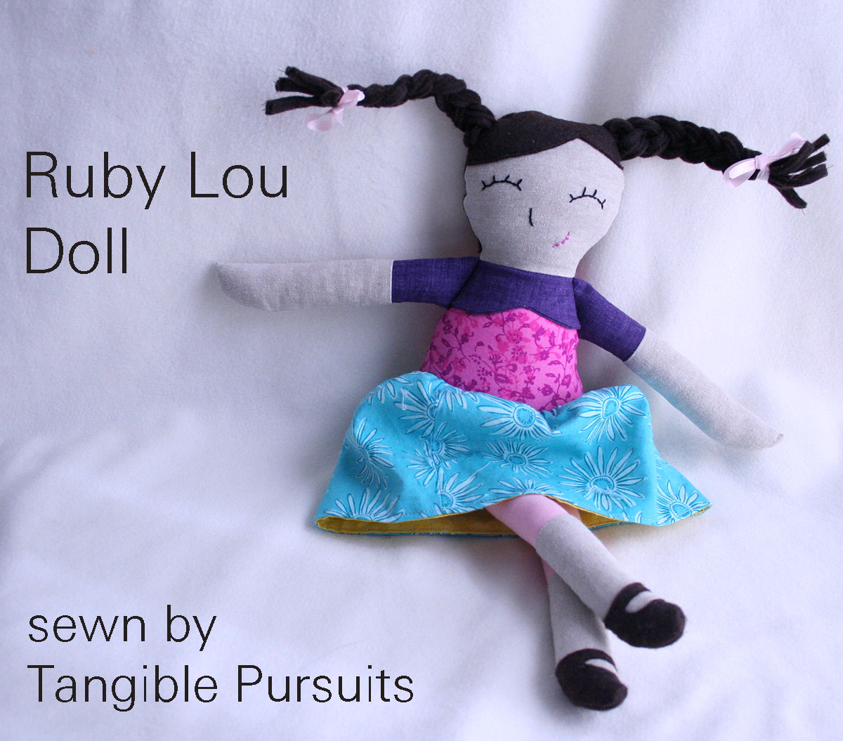 Tangible Pursuits: Ruby Lou Doll (pattern by Sew Much Ado)