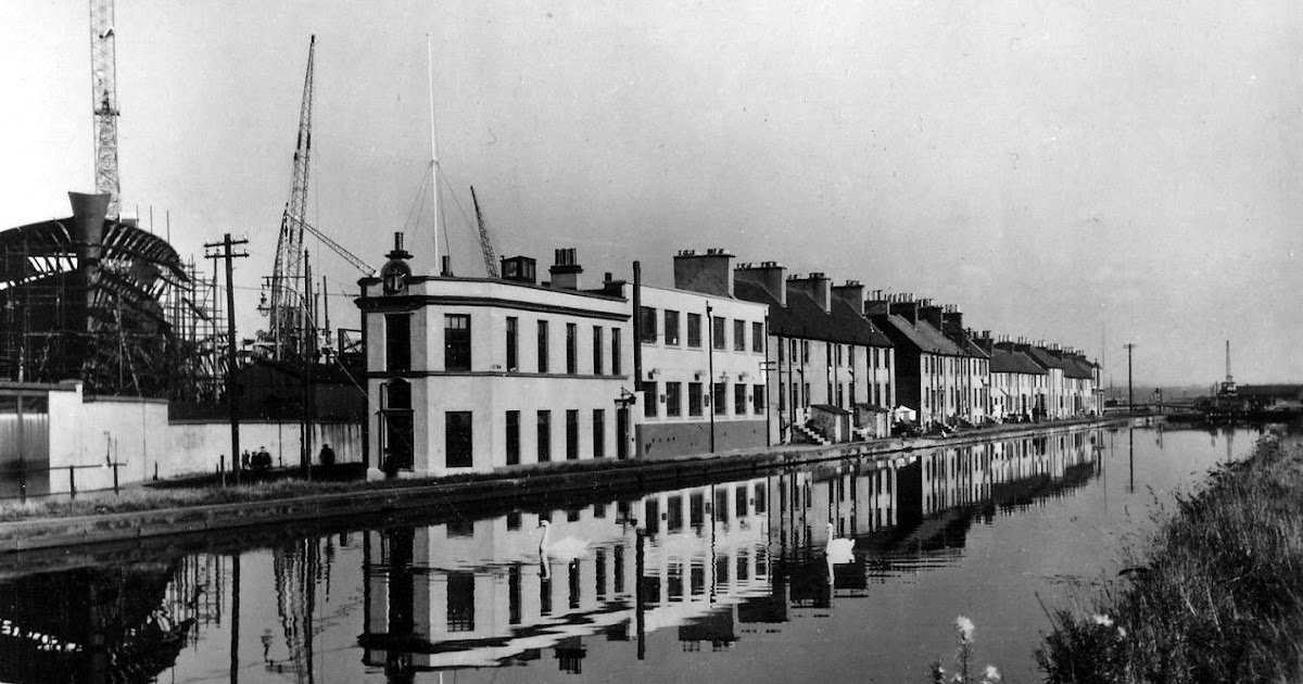 Tour Scotland Photographs Old Photograph Canal Street Grangemouth Scotland