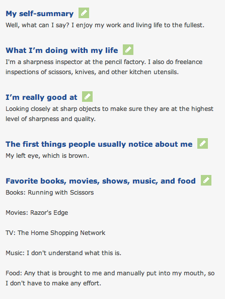profile write up