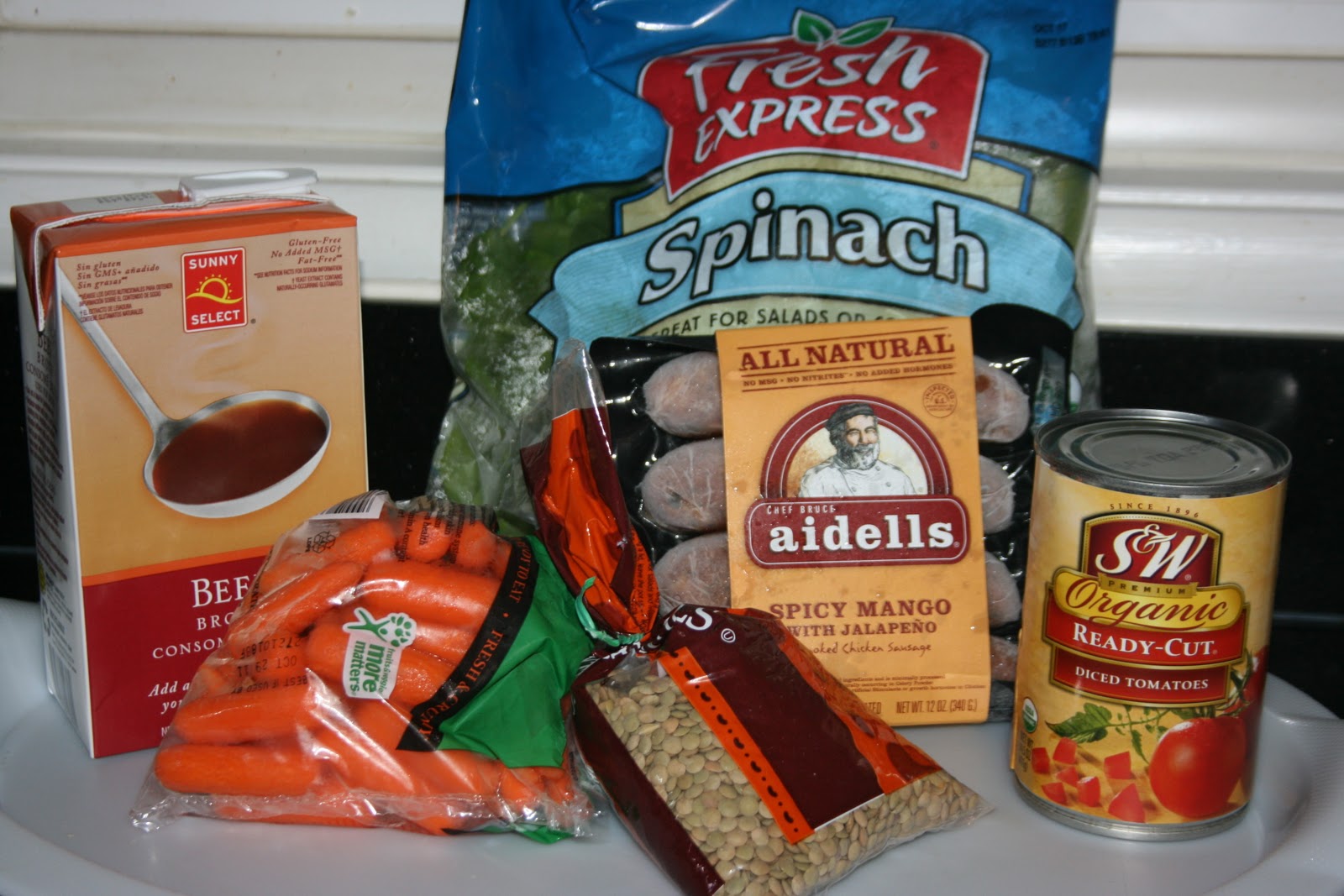 Sausage and Lentil Stew Slow Cooker Recipe A Year of Slow Cooking