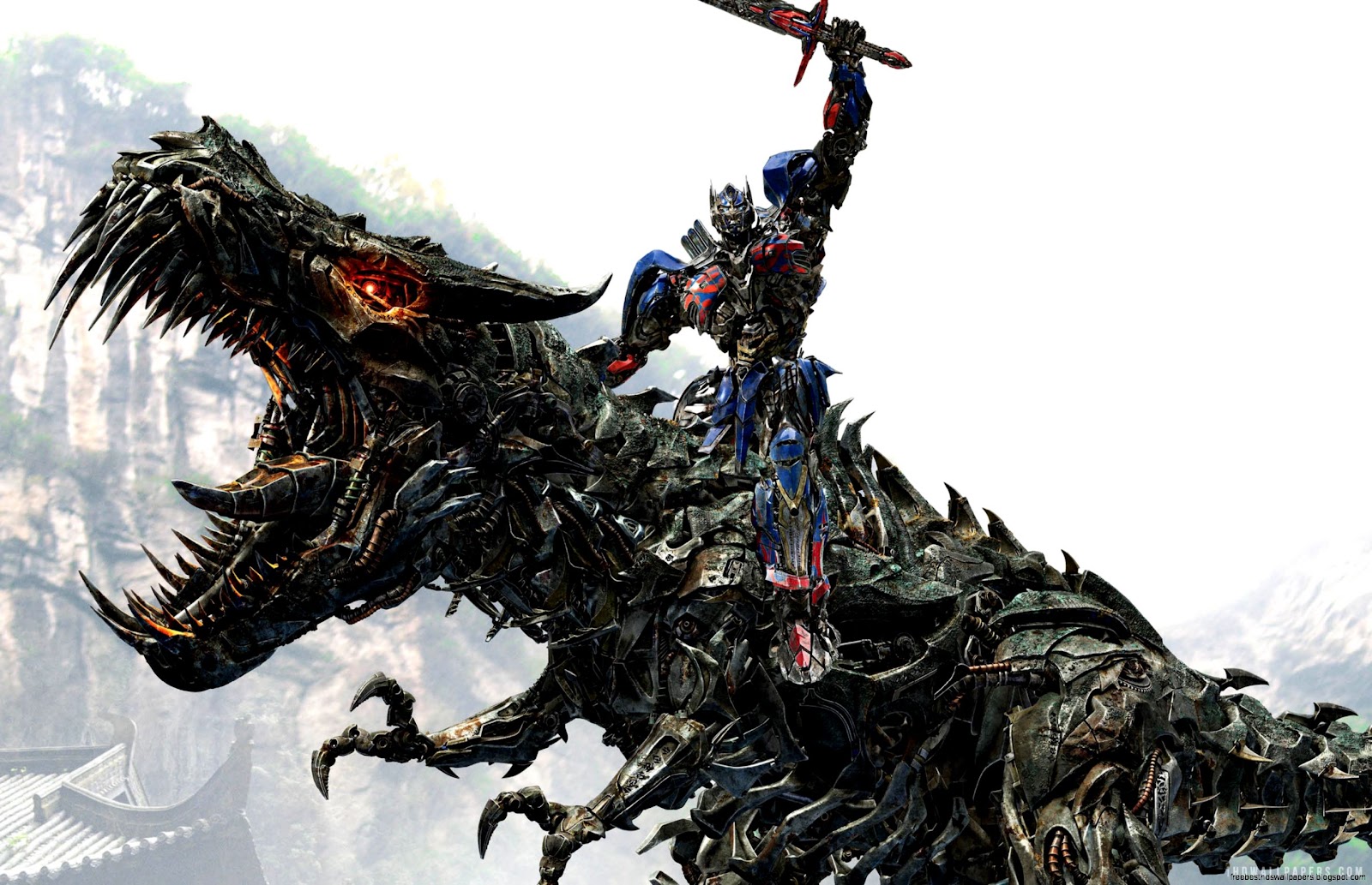 Transformers Grimlock and Optimus Prime Transformers Grimlock and Optimus Prime