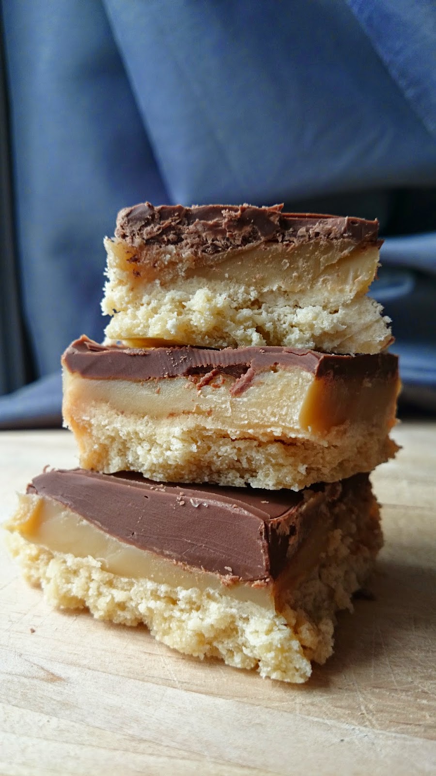 Haute Blonde Ambition Costa's Chocolate Caramel Shortbread Recipe Steal