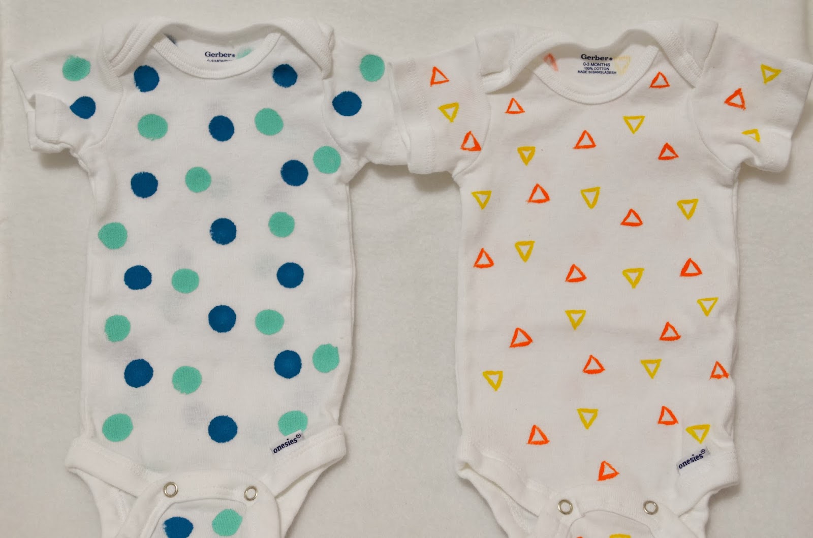 Chaos Parade DIY Painted Baby Onesies