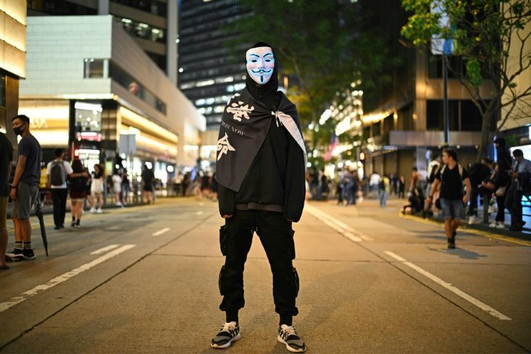Hong Kong mask ban challenged in court ahead of Halloween rally
