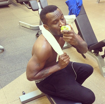 Peter of P-Square Shares His Workout Pictures