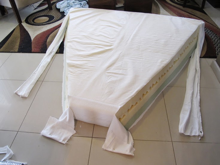 Not Quite Seasoned, but Very Well Salted Mattress Cover for the VBerth