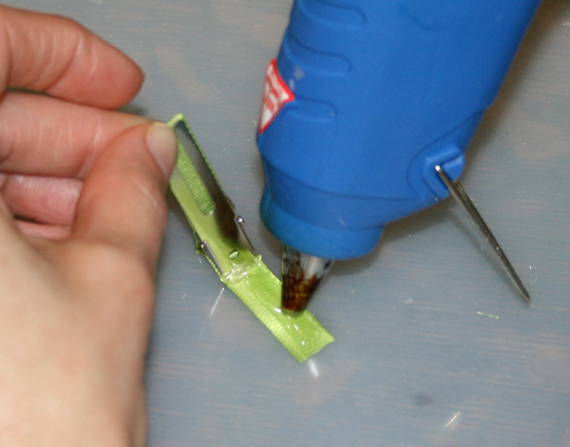 Modern Handmade Child Lined Alligator Hair Clips