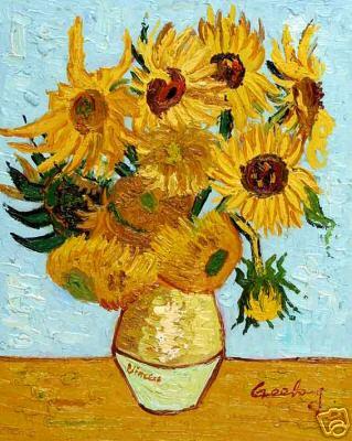cuadro de los girasoles de van gogh arte escuela octubre 2012 cuadro de los girasoles de van gogh arte escuela octubre 2012