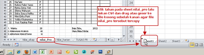 Cara Copy Sheet Agar Format Tidak Berubah