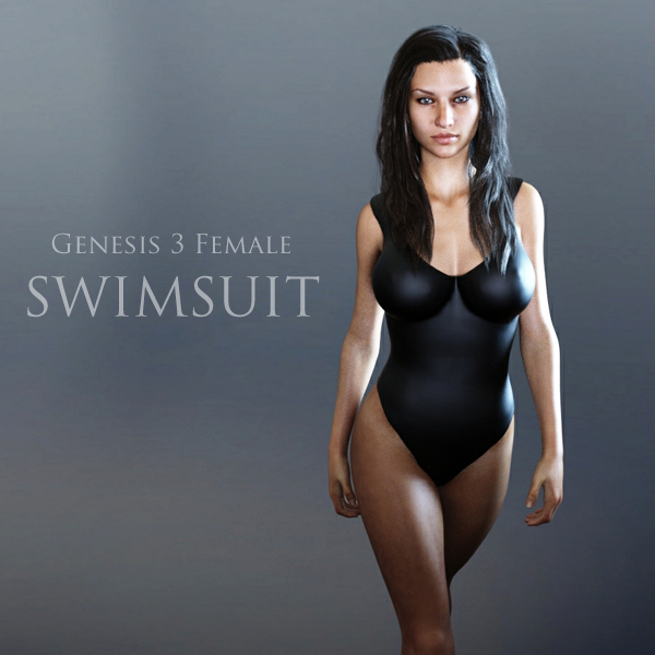 FREE G3F Swimsuit for Genesis 3 Female for DAZ Studio.