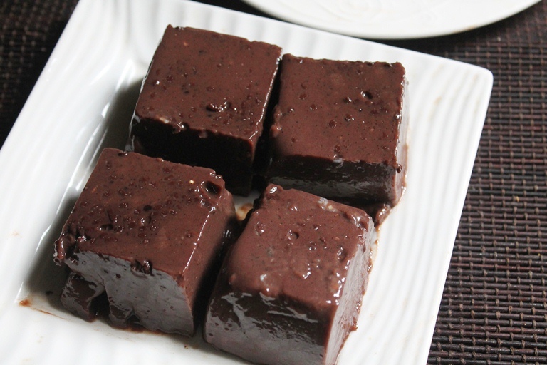 Chocolate China Grass Pudding Recipe Chocolate Agar Agar Desert