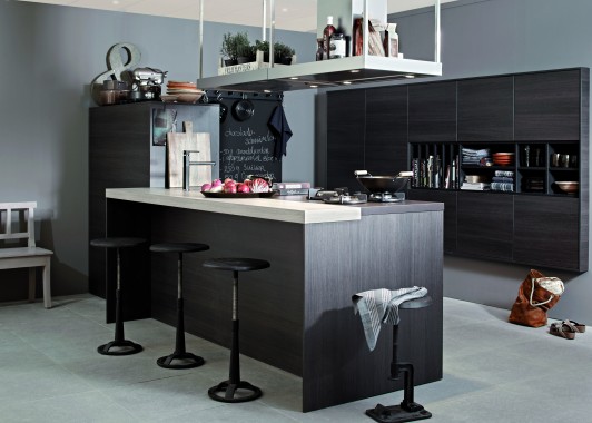 Keuken van grando zwart wit cubic ~ consenza for .