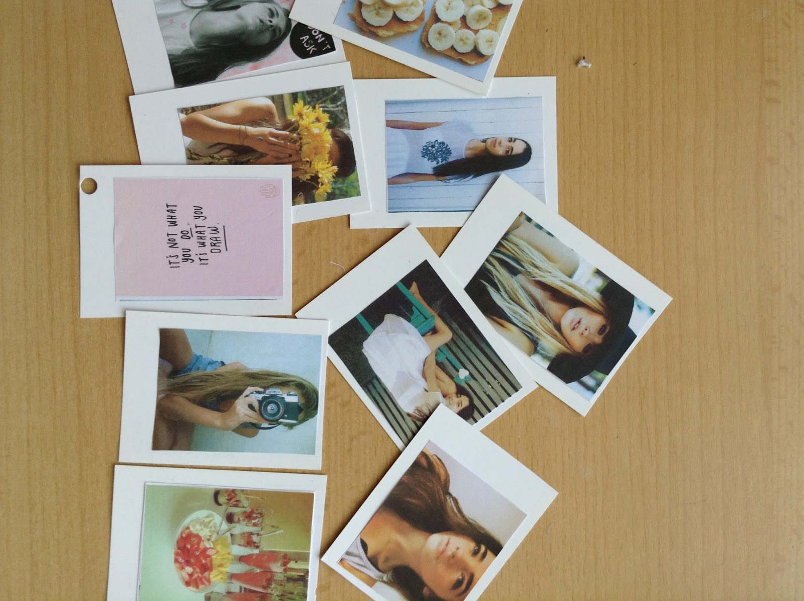 A bit confusing DIY polaroids without polaroid camera