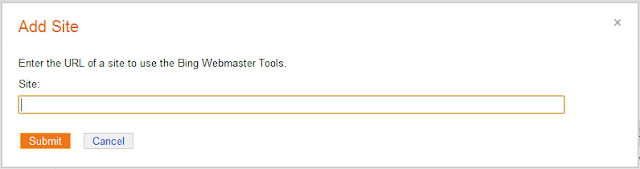 Daftar Blog/Website ke Bing Webmaster Tools