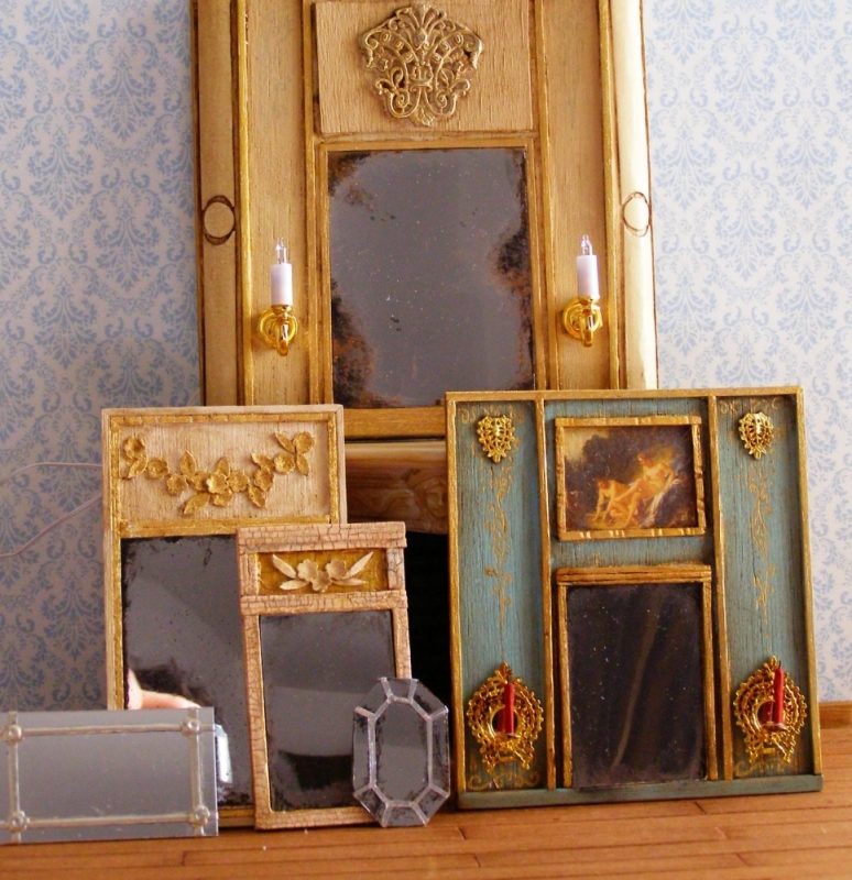Pequeñeces DIY Espejos en miniatura Miniature mirrors