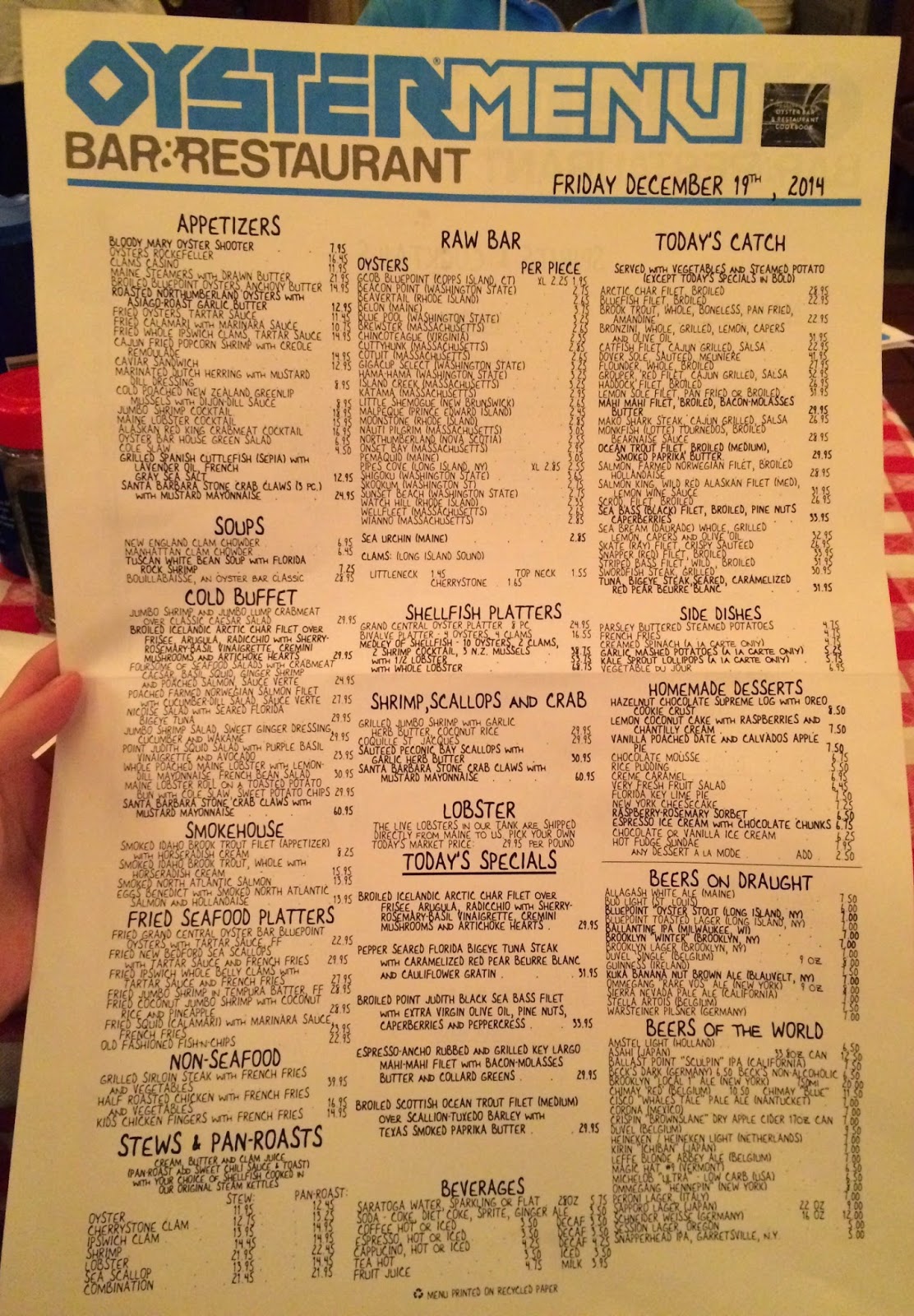 Grand Central Oyster Bar & Restaurant / グランドセントラル オイスター バー&レストラン I'm Made of Sugar! Chihiro